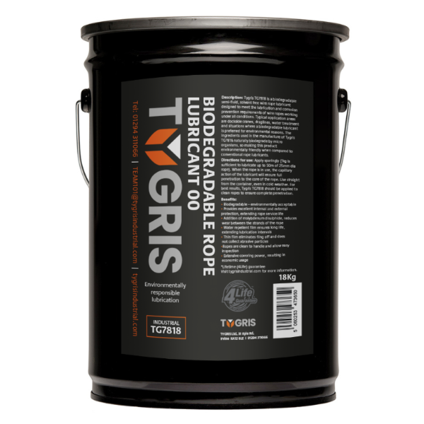 TYGRIS BE-100 Rope Lubricant 00 - TG7818 - 18KG TYGRIS BE-100 Rope Lubricant 00