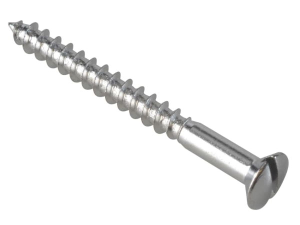 Forgefix Multi-Purpose Screws,SL, Chrome Plated