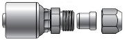 Gates MegaCrimp® Male SAE Inverted 24° Cone Couplings