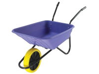 Walsall 90L Green Polypropylene Wheelbarrow