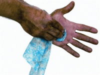 NSF SCRUBS HAND WIPES (TUB 72)