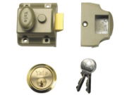 706 TRADITIONAL NIGHTLATCH 40MM BACKSET ENB FINISH BOX