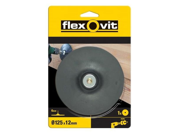 BACKING PAD FOR DRILL MOUNT 125MM
