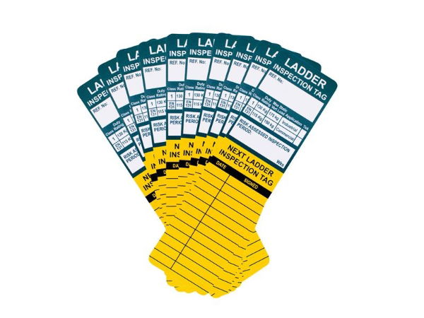 REPLACEMENT LADDER TAG INSERTS - PACK OF 10