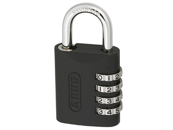 158KC/45MM COMBINATION PADLOCK WITH KEY OVERRIDE