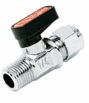 Aignep Male to Compression Mini Ball Valve for Gas (BSPT)