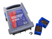 MULTI-PURPOSE WOOD SCREW KIT- 1100 PIECE + 2 X PZ2 BITS