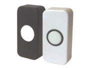 BELL PUSH WITH BLACK AND WHITE COVERS