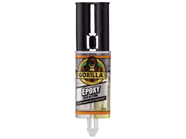GORILLA 5 MIN 2-PART EPOXY SYRINGE 25ML