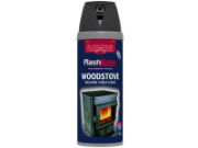TWIST & SPRAY WOOD STOVE PAINT BLACK 400ML