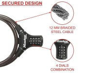 BLACK STEEL RIGID COMBINATION CABLE 0.9M X 12MM