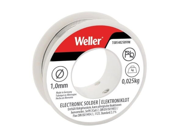 ELECTRONIC LEAD-FREE SOLDER SN99 CU3- 1MM 25G