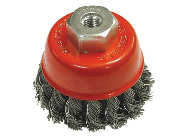 Faithfull Tools Wire Cup Brush Twist Knot
