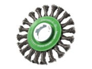 X-LOCK CONICAL WIRE BRUSH 115MM M14X2- 0.50MM STAINLESS STEE