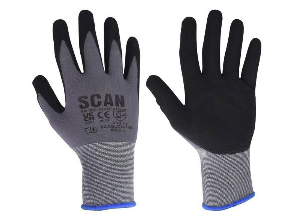 Scan® Safety & Workwear Products Breathable Microfoam Nitrile Gloves