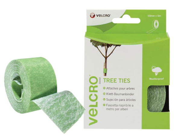 VELCRO? BRAND TREE TIES 50MM X 5M GREEN