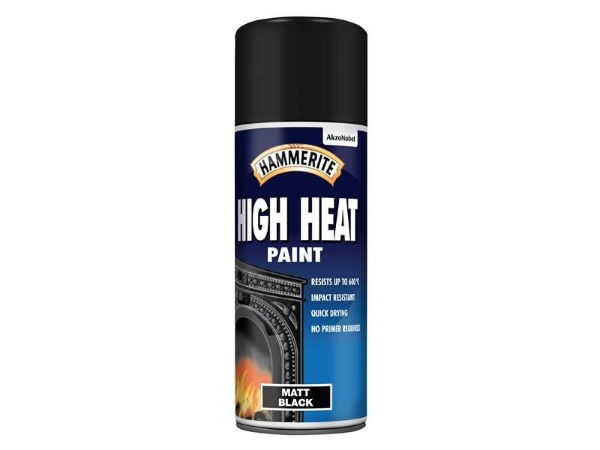 HIGH HEAT PAINT AEROSOL BLACK 400ML