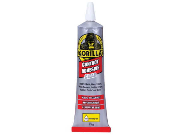 GORILLA CONTACT ADHESIVE CLEAR 75G