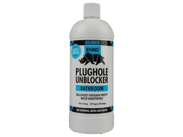 RHINO BATHROOM HEAVY-DUTY DRAIN UNBLOCKER 1 LITRE