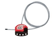 FOUR PADLOCK LOCKOUT HASP WITH ADJUSTABLE CABLE 1.8M