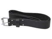 HEAVY-DUTY LEATHER BELT BLACK