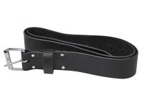 HEAVY-DUTY LEATHER BELT BLACK