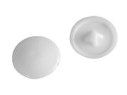 POZI COVER CAP WHITE NO.6-8 BAG 100