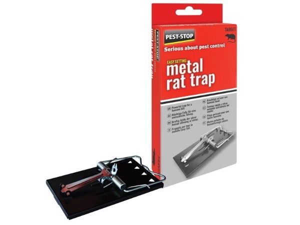 EASY SETTING METAL RAT TRAP (BOXED)
