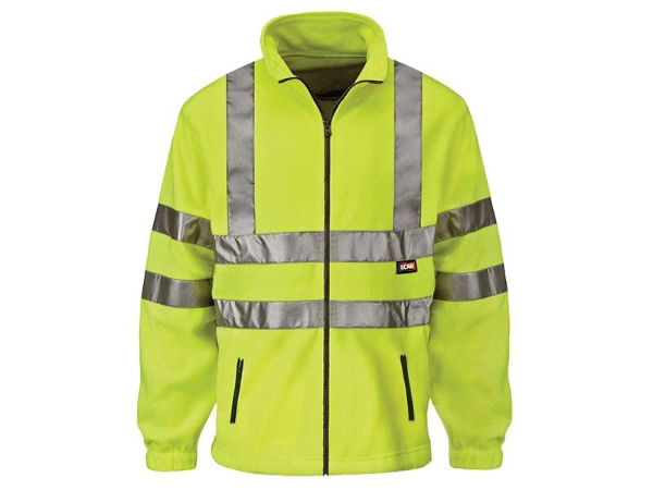 Scan® Safety & Workwear Products Hi-Vis Yellow Full Zip Fleece
