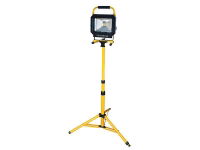 Faithfull Tools COB LED Single Pod Tripod Sitelight 30W 2100 Lumens