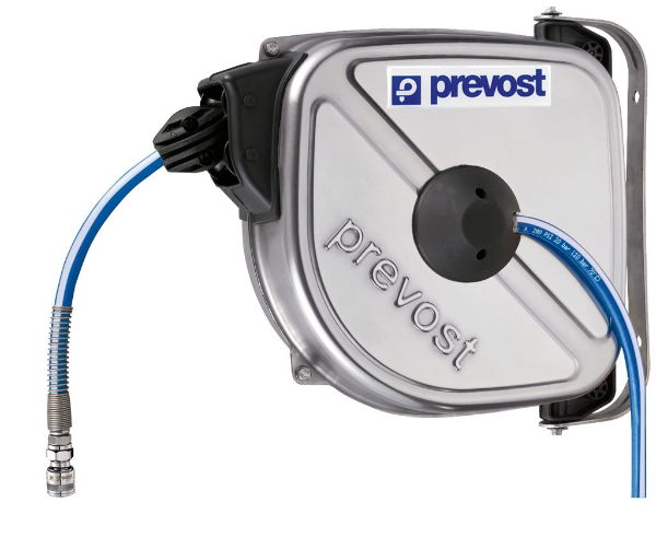 Prevost DRF/I Series Enclosed Hose Reel for Water Stainless Steel 