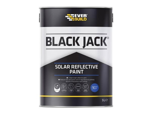 BLACK JACK 907 SOLAR REFLECTIVE PAINT 5 LITRE