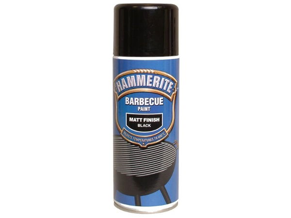 BBQ PAINT AEROSOL BLACK MATT 400ML