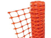 ORANGE BARRIER FENCING 1M X 50M