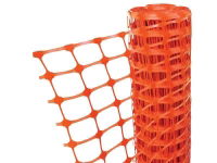 ORANGE BARRIER FENCING 1M X 50M