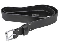 HEAVY-DUTY LEATHER BELT BLACK