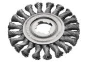 Lessmann X-Lock Non-Spark Knot Wheel Brush